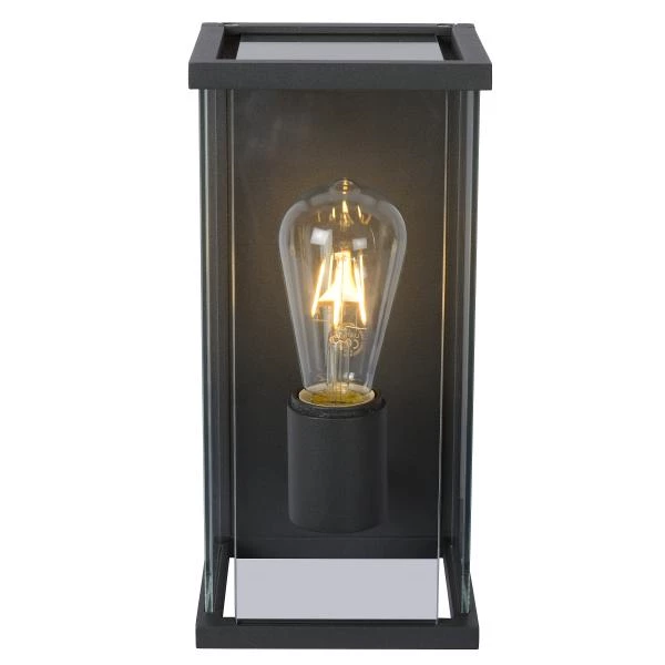 Lucide CLAIRE - Wall light Outdoor - 1xE27 - IP54 - Anthracite - detail 4